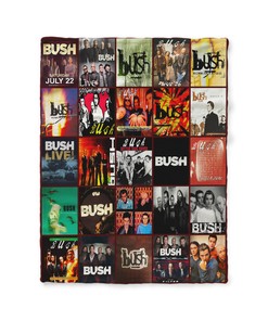 Bush Band Quilt Bedding Set Blanket - Customized Bedroom Decor for Rock Music Enthusiasts