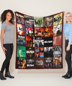 Bush Band Quilt Bedding Set Blanket - Customized Bedroom Decor for Rock Music Enthusiasts