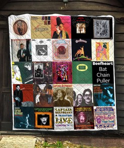 Captain Beefheart Quilt Blanket - Personalized Bedroom Decor for Rock Music Enthusiasts