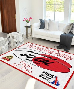 Car Club Plaque So Cal Speed Shop Area Rug for Home Decoration