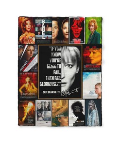 Cate Blanchett Quilt Blanket - Fan Lover