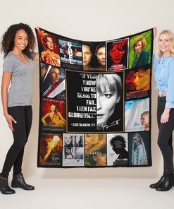 Cate Blanchett Quilt Blanket - Fan Lover