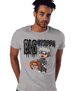 Chuk Big Steppa Match Jordan 1 Washed Heritage Unisex Shirt Grey