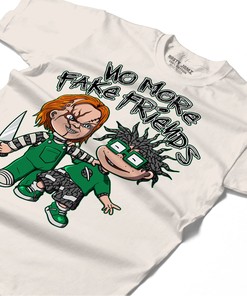 Chuk No More Fake Friends Match Jordan 3 Lucky Green Unisex Shirt Nature