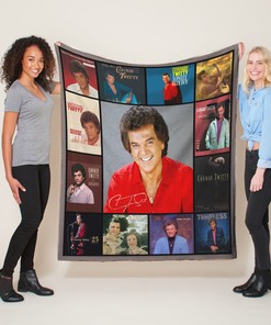 Conway Twitty 90's Country Music Quilt Bedding Set Blanket, Perfect for Fan Lovers, Home Decor