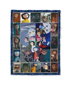 Coraline Quilt Blanket - Fan Lover Cotton Quilting King Queen Kids Youth Bedding