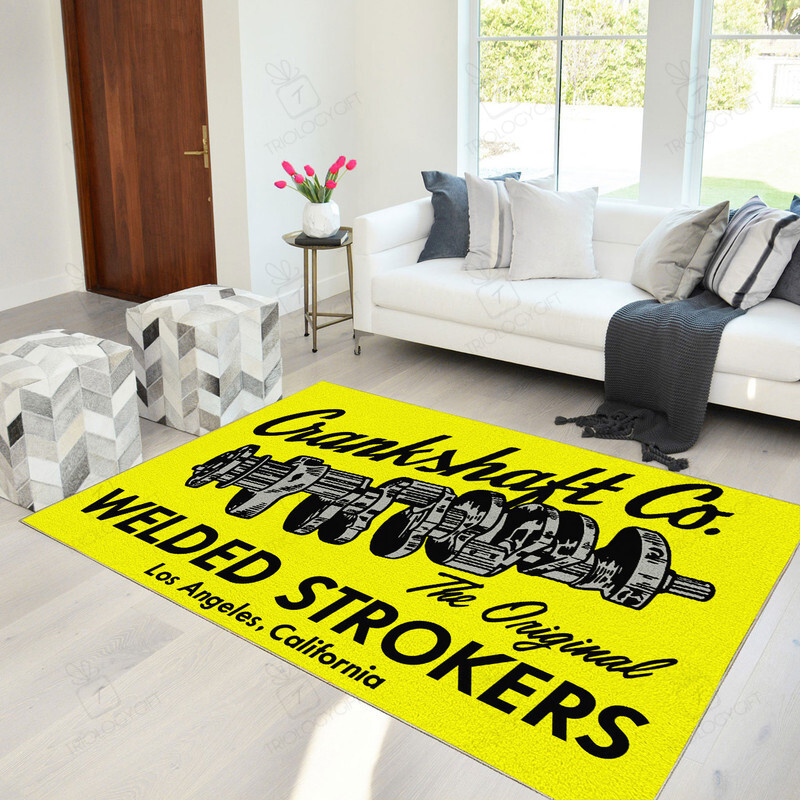 Crankshaft Co. Welder Strokers Drag Race Hot Rat Rod Rug for Garage ...