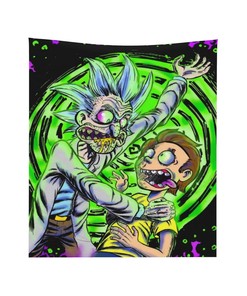 Custom Name Rick and Morty Baby Blanket - Personalized Gift for Home Decor and Christmas