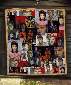 David Bowie Fan Lover Quilt Blanket