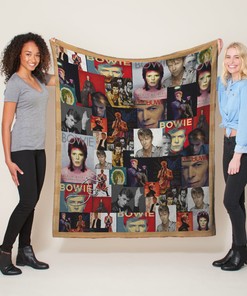 David Bowie Fan Lover Quilt Blanket