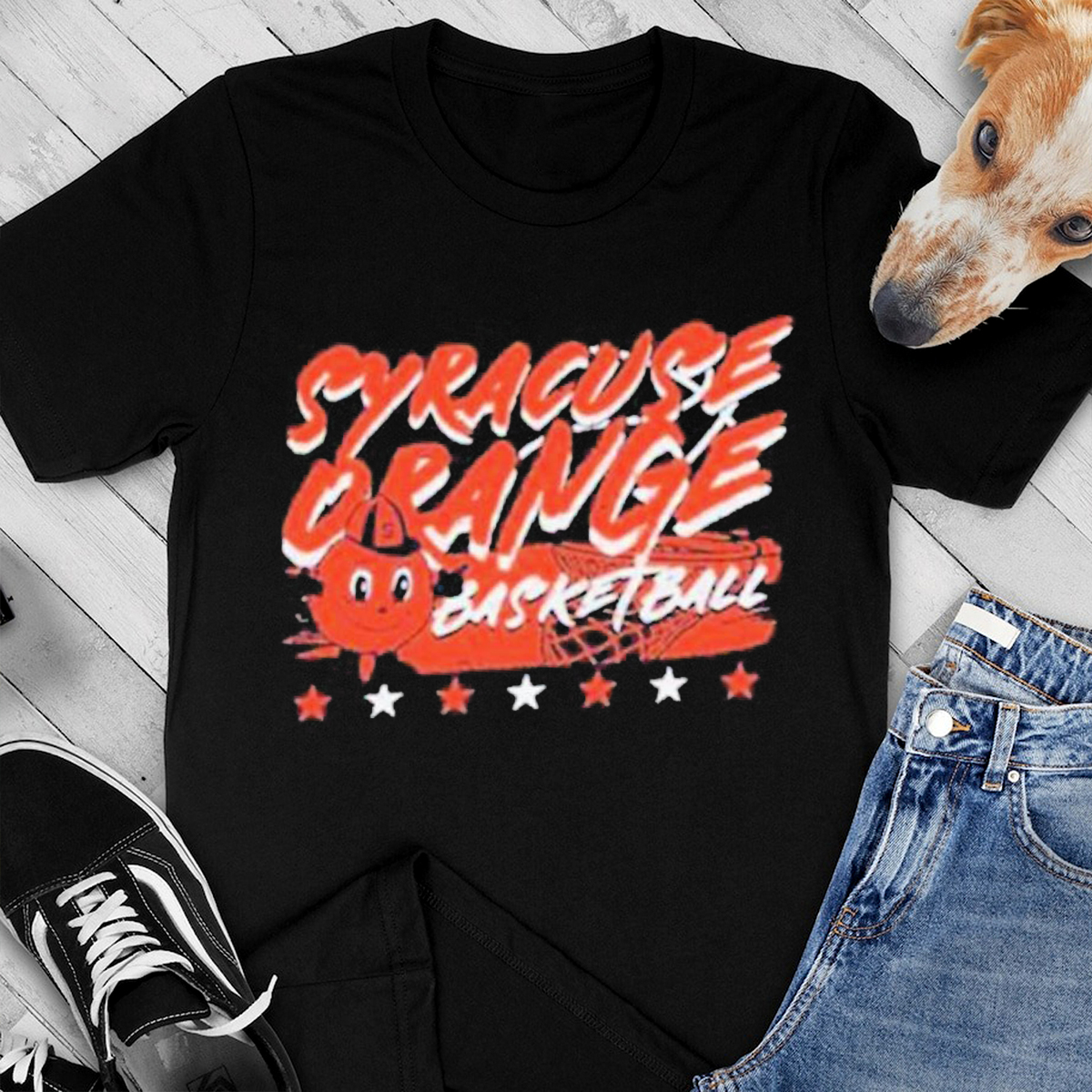 Design Syracuse Orange Basketball Grunge T-Shirt - Fan Gift