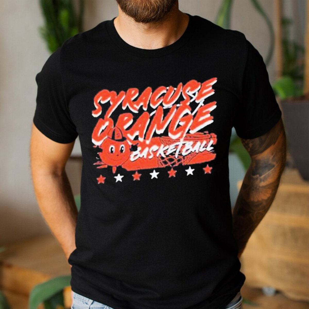 Design Syracuse Orange Basketball Grunge T-Shirt - Fan Gift