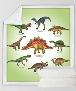 Dinosaur Blanket Jurassic Cartoon Boys Girl for Beds Home Textile Bedding