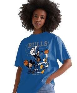 Disney Basketball Shirt Match Jordan 1 High OG True Blue Shirt In Color Royal