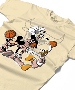 Disney Basketball Shirt Match Jordan 1 OG Washed Pink Shirt In Color Nature
