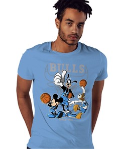 Disney Basketball Shirt Match Jordan 5 University Blue Shirt In Color Carolina Blue