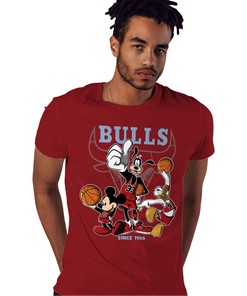 Disney Basketball Shirt Match Jordan 6 Toro Bravo Shirt In Color cherry Red