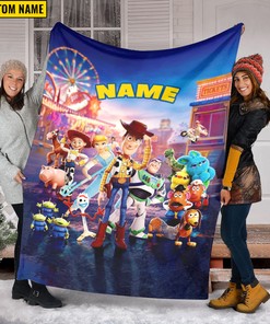 Disney Toy Story Woody Quilt Blanket, Toy Story Fleece Sherpa Blanket, Toy Story Alice Buzz Lightyear Birthday Gift
