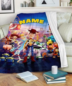 Disney Toy Story Woody Quilt Blanket, Toy Story Fleece Sherpa Blanket, Toy Story Alice Buzz Lightyear Birthday Gift