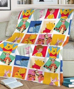 Disney Winnie The Pooh Quilt Blanket - Perfect Birthday Gift for Pooh Bear Fans
