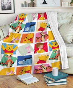 Disney Winnie The Pooh Quilt Blanket - Perfect Birthday Gift for Pooh Bear Fans