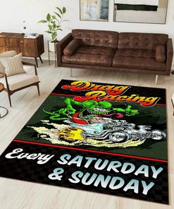 Drag Racing Every Hot Rod Rug for Home Decoration