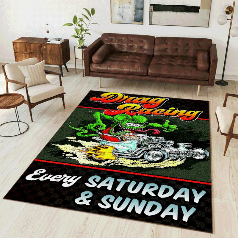Drag Racing Every Hot Rod Rug for Home Decoration