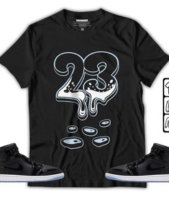 Dripping 23 Unisex Sneaker Shirt Match Space Jam 1s Tee, Jordan 1 Mid Space Jam T-Shirt, Hoodie, Sweatshirt