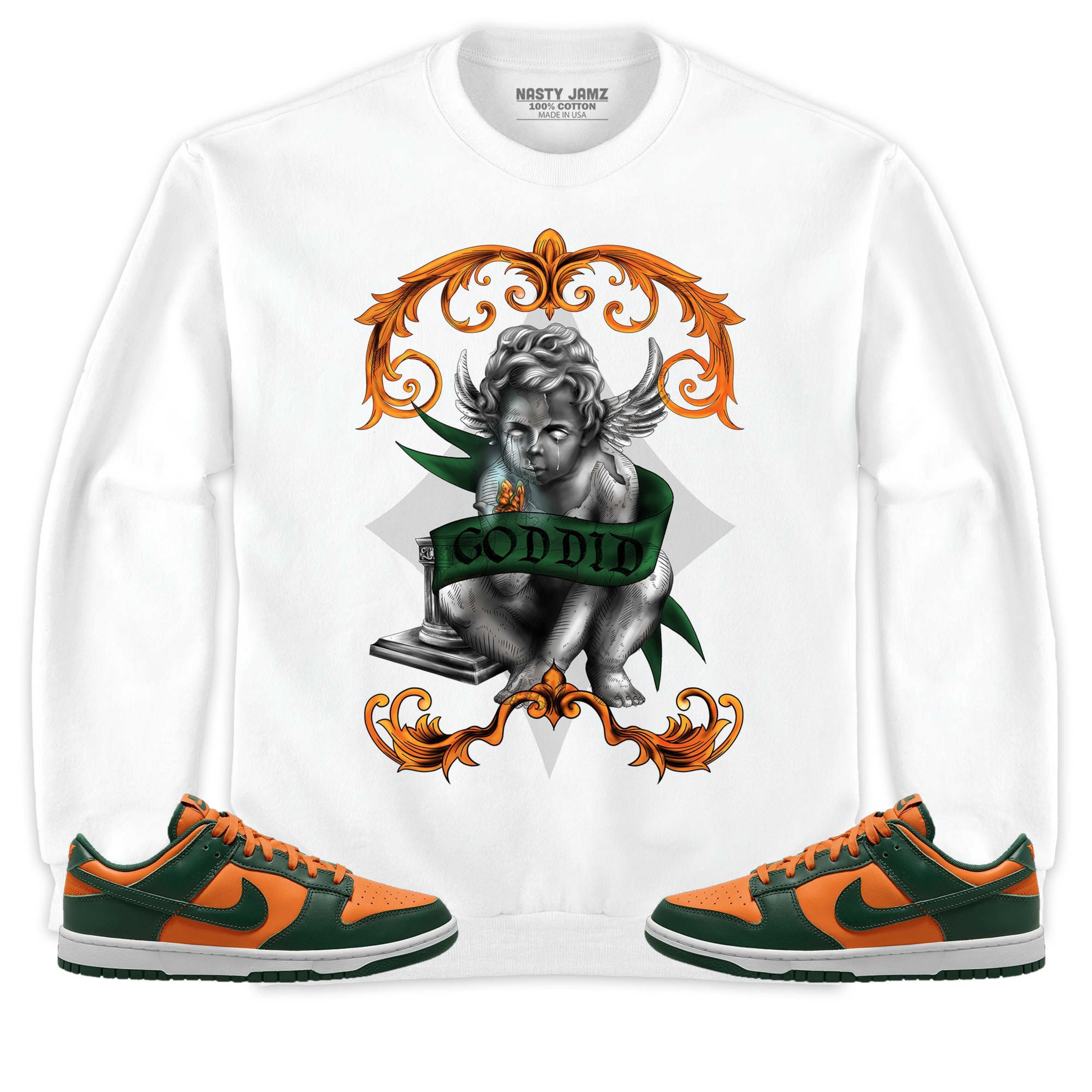 Dunk Low Miami Unisex Shirt God Did, Shirt To Match Sneaker