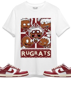 Dunk Low Team Red Unisex Shirt 90s TV Style, Shirt To Match Sneaker
