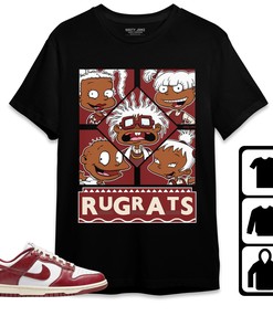 Dunk Low Team Red Unisex Shirt 90s TV Style, Shirt To Match Sneaker