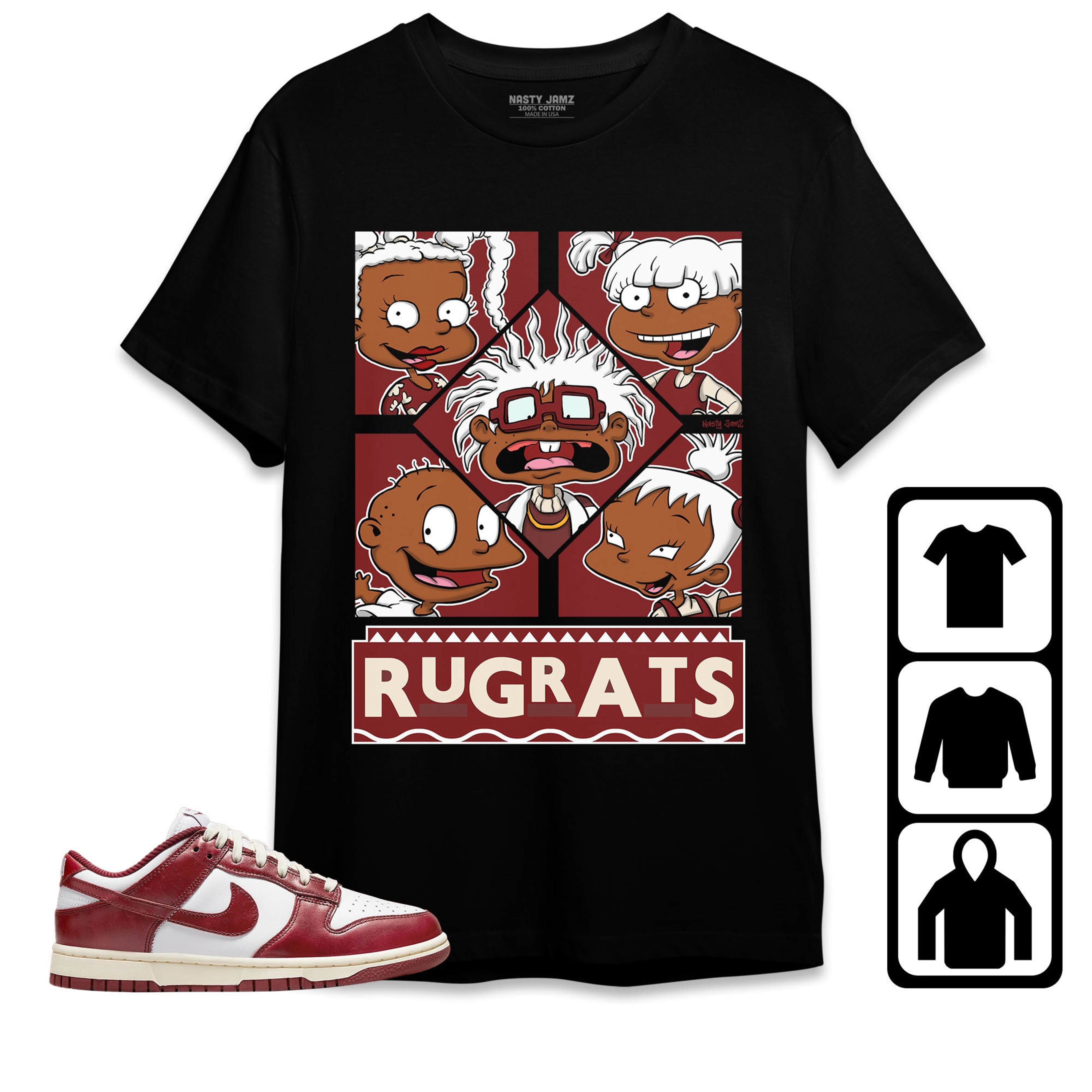 Dunk Low Team Red Unisex Shirt 90s TV Style, Shirt To Match Sneaker