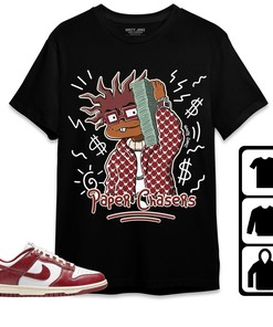 Dunk Low Team Red Unisex Shirt Chuk Money, Shirt To Match Sneaker