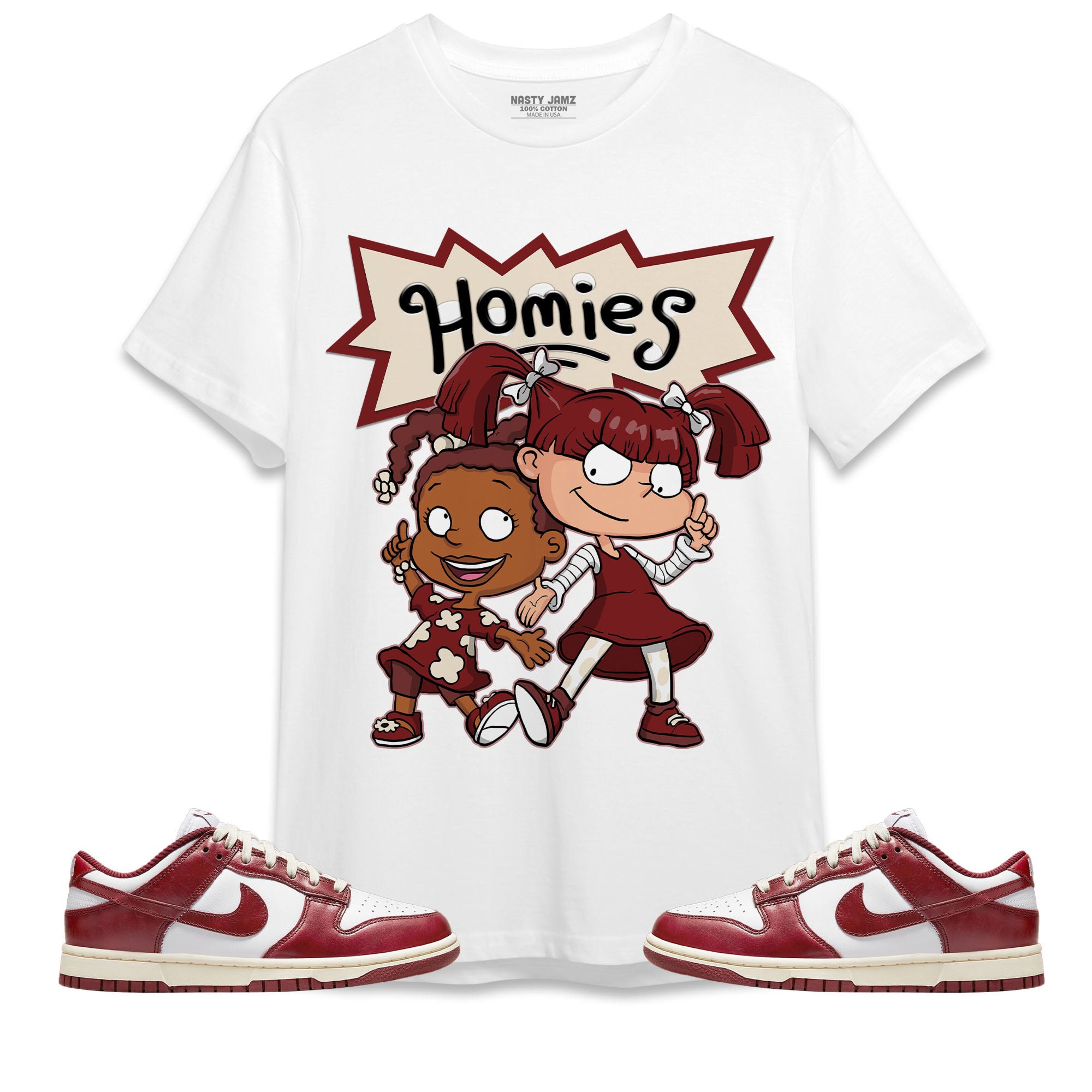 team red dunks shirt