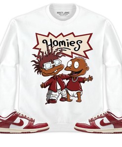 Dunk Low Team Red Unisex Shirt Homies, Shirt To Match Sneaker