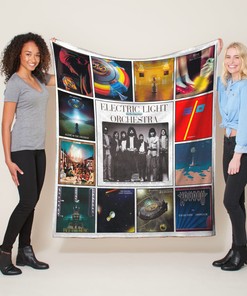 Electric Light Orchestra Rock Band Albums Quilt Blanket, Perfect Gift for Rock Music Lovers and Fans