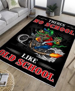 Embrace Old School Vibes with Rat Fink Hot Rod Area Rug - Ideal for Garage