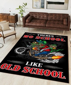 Embrace Old School Vibes with Rat Fink Hot Rod Area Rug - Ideal for Garage
