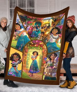 Encanto Quilt Blanket, Matching Family Blanket, Custom Gift, Encanto Movie Birthday Gift Kid Blanket