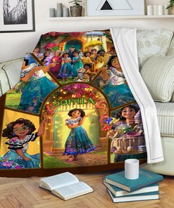 Encanto Quilt Blanket, Matching Family Blanket, Custom Gift, Encanto Movie Birthday Gift Kid Blanket