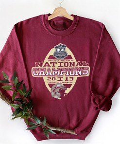 FSU Florida State Seminoles BCS NATIONAL NCAA 2014 T-Shirt - Fan Gift