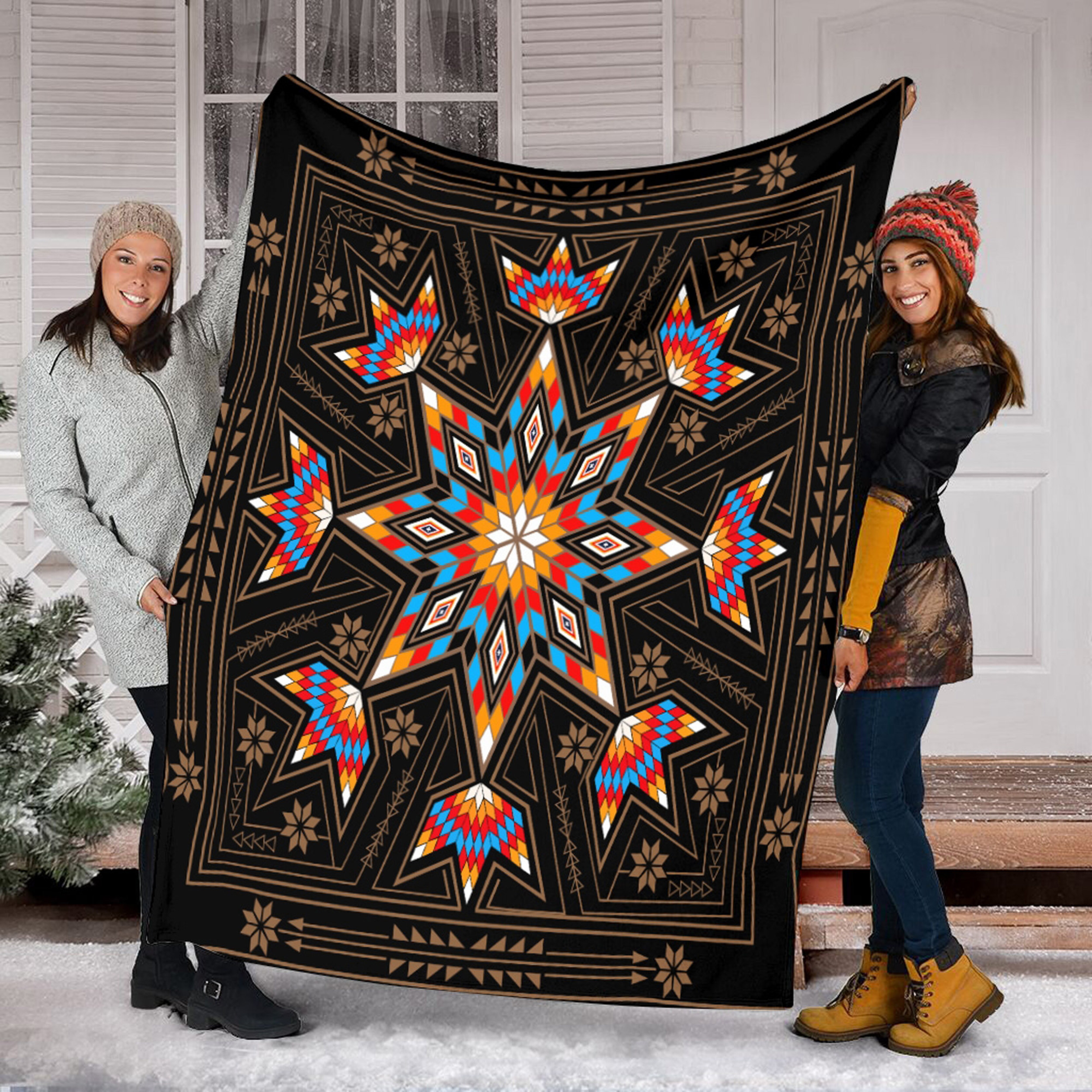 Family Fleece Quilt Blanket, Perfect for Special Occasions