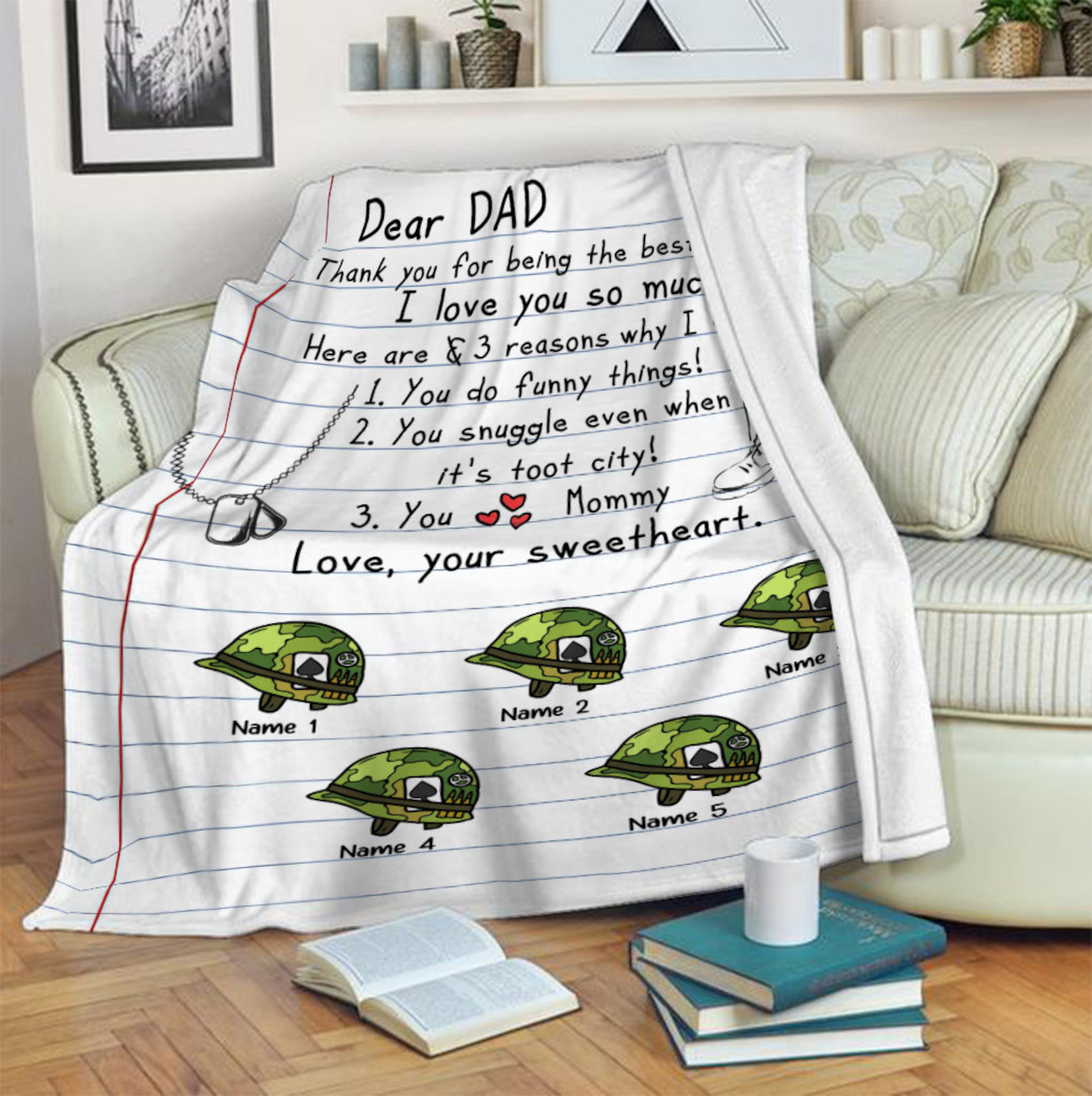 Father's Day Veteran Quilt Blanket, Custom Name Veteran Quilt Blanket, Veteran of the United States Army, Memorial Day Gift