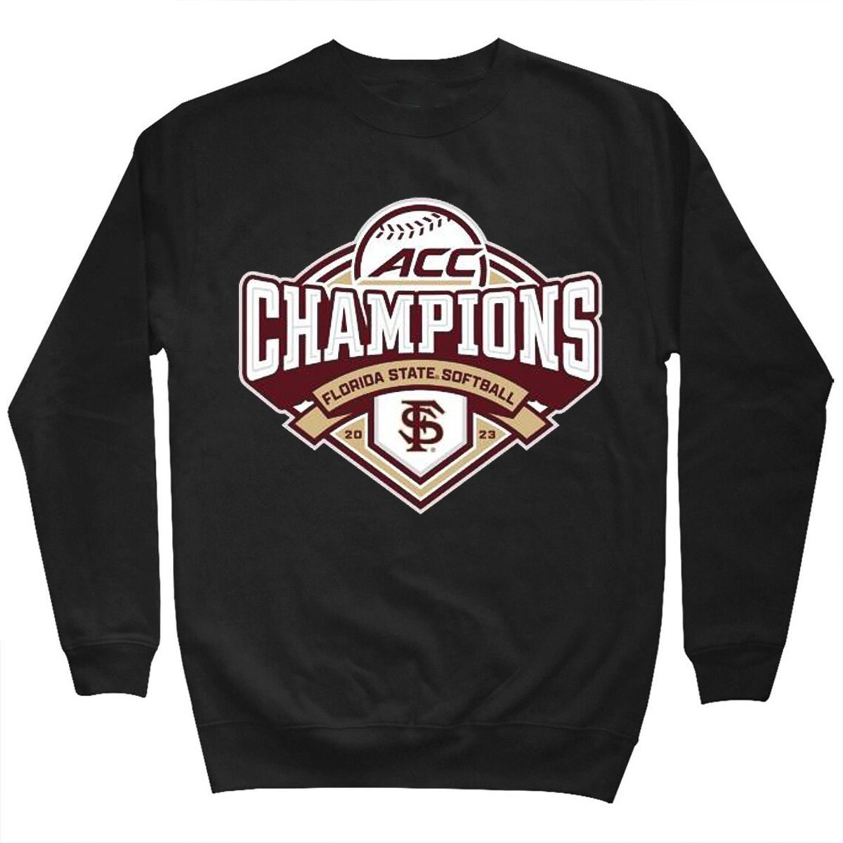 Florida State Seminoles ACC Champions Softball 2023 T-Shirt Sweatshirt Hoodie - Fan Gift