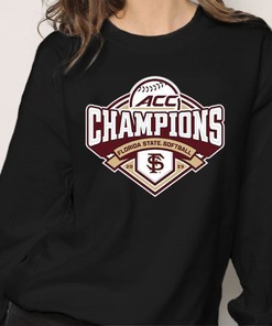 Florida State Seminoles ACC Champions Softball 2023 T-Shirt Sweatshirt Hoodie - Fan Gift
