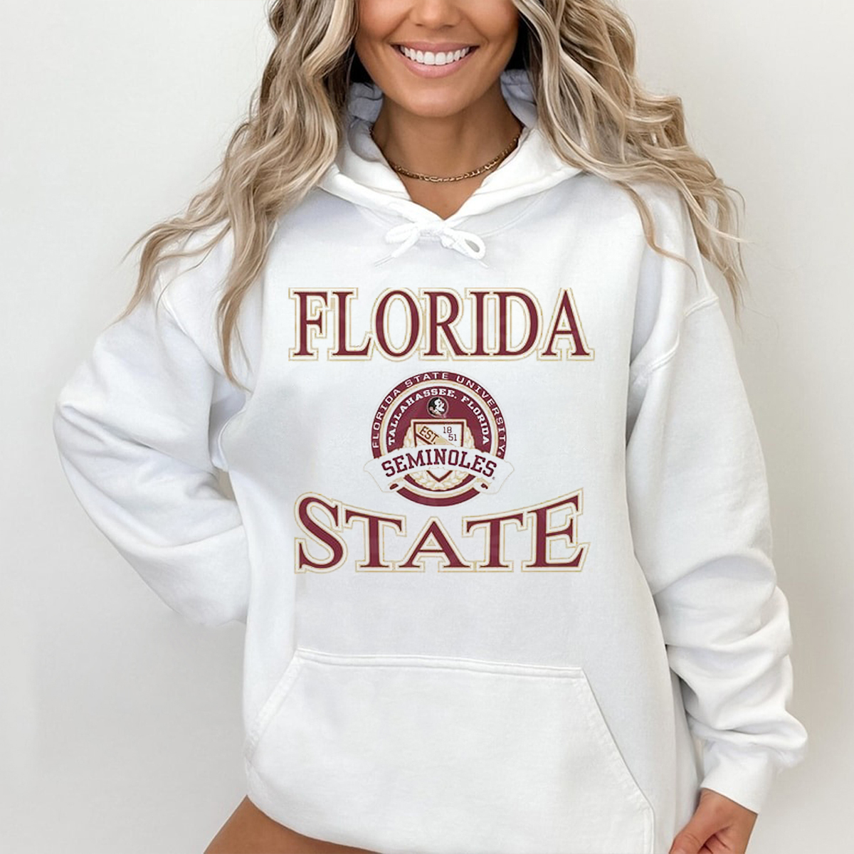 Florida State Seminoles Laurels Logo Sweatshirt - Fan Gift