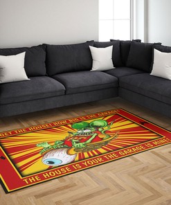 Fly High with the Rat Fink Flying Eyeball Rug - Perfect for Aviation Lovers