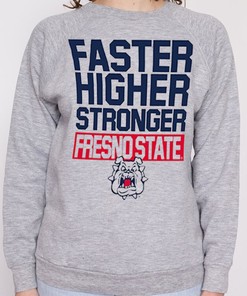 Fresno State University Bulldogs Ncaa Logo Workout T-Shirt