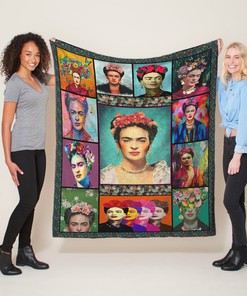 Frida Kahlo Blanket Quilt - Exquisite Cotton Quilting Fabric Quilt for Art Enthusiasts