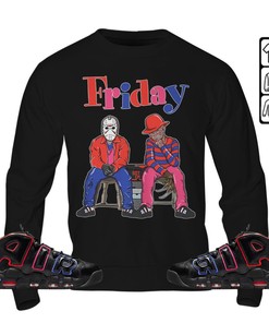 Friday Horror Unisex Sneaker Shirt Match Uptempo 96 Electric Tee, Air More Uptempo Electric Hoodie, Sweatshirt, T-Shirt